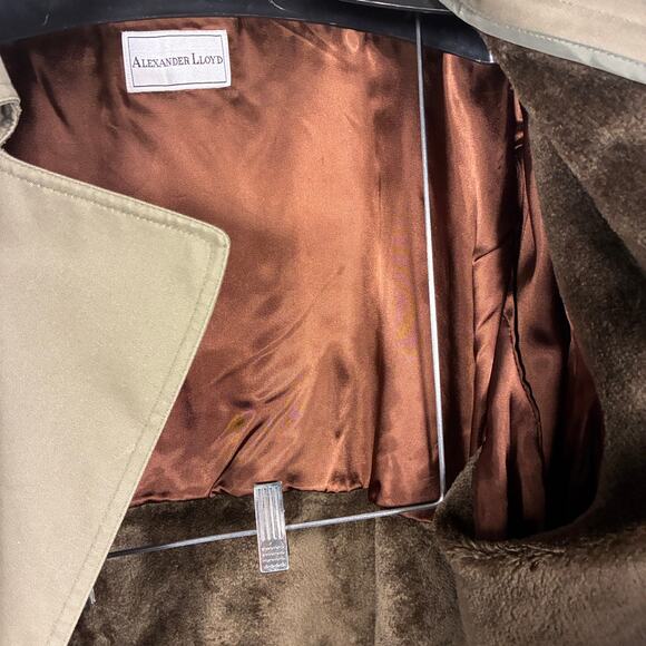 Vintage Alexander Lloyd Trench Coat Men Size 54 REG 3XL Classic Quiet Luxury - Picture 8 of 10